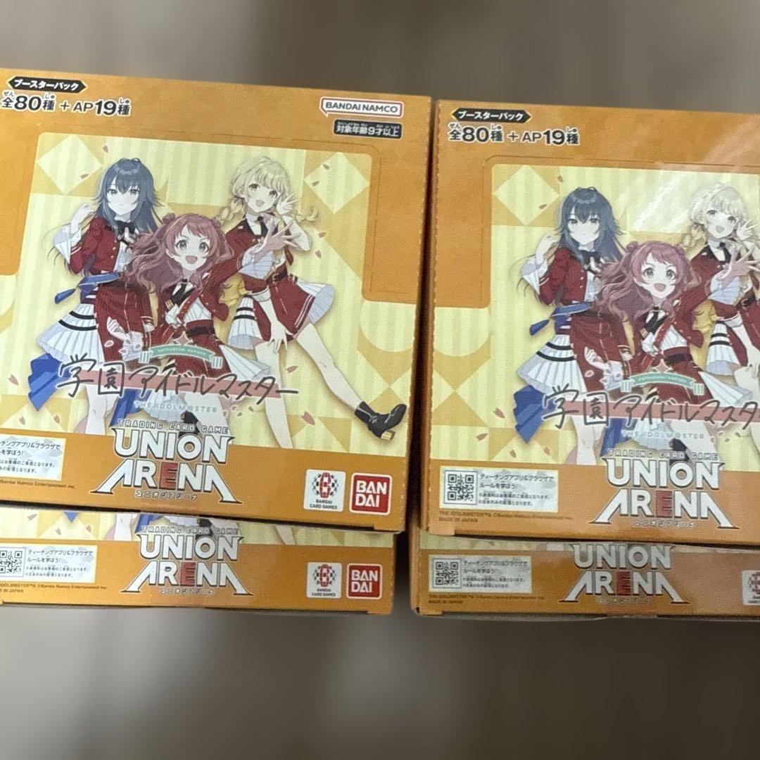 ユニオンアリーナ　 学園アイドルマスター　4BOX 初版