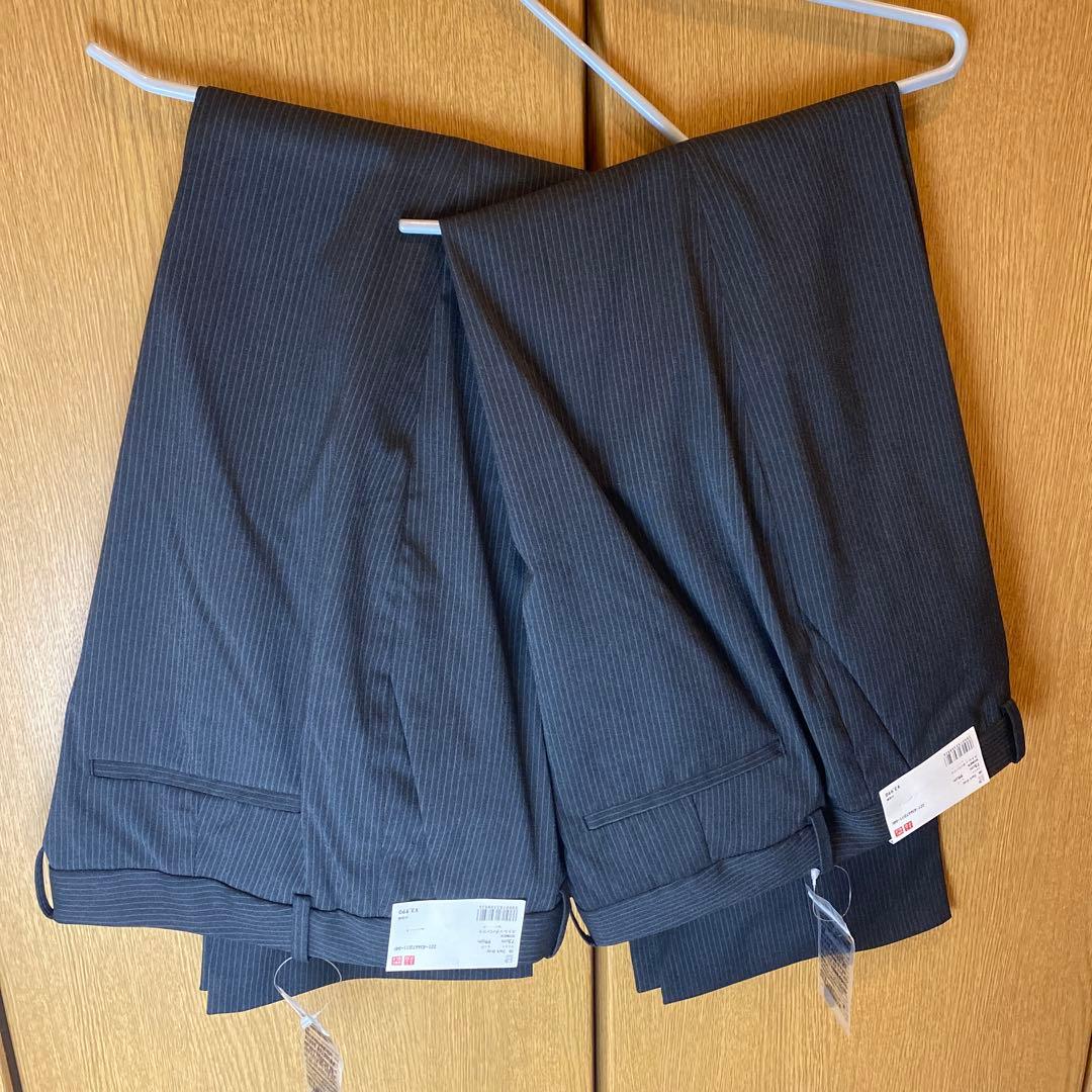 定価より40%OFF 【XL】ユニクロ　スーツ上下　ストレッチパンツ2枚