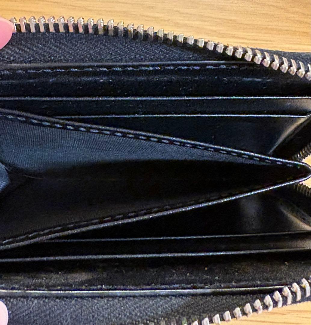 グッチ GUCCI ラウンドファスナー 財布 GG Emboss ブラック