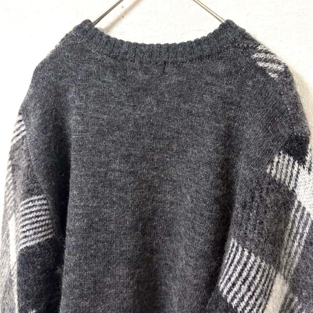 【新品】ブルーレーベル クレストブリッジ ニットプルオーバー グレー 38
