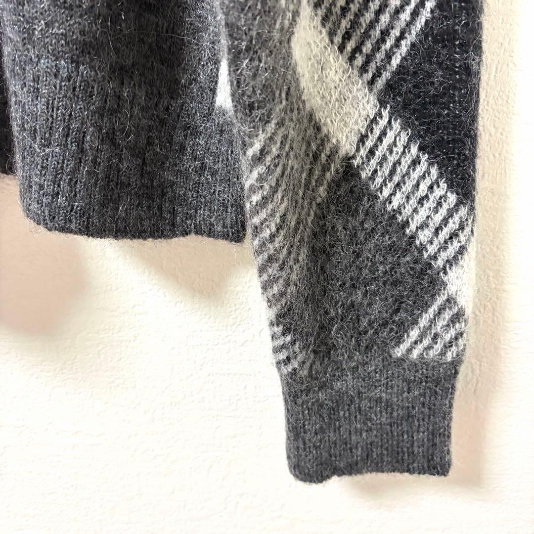 【新品】ブルーレーベル クレストブリッジ ニットプルオーバー グレー 38