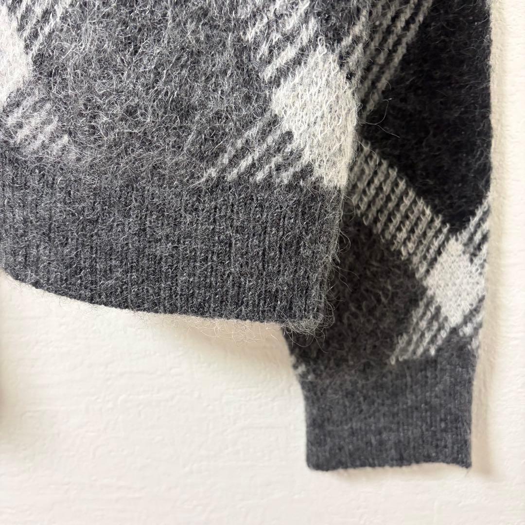 【新品】ブルーレーベル クレストブリッジ ニットプルオーバー グレー 38