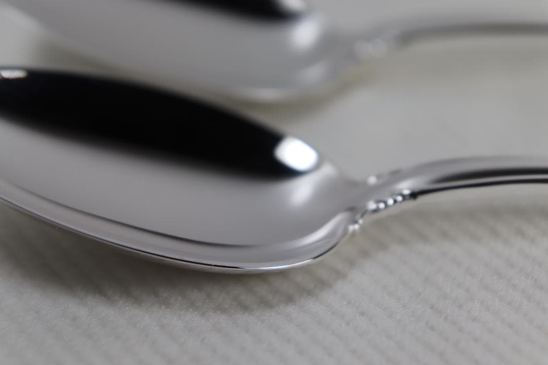 アメリカ■TOWLE社■スターリング製ティースプーン2本セット■とてもきれい¨