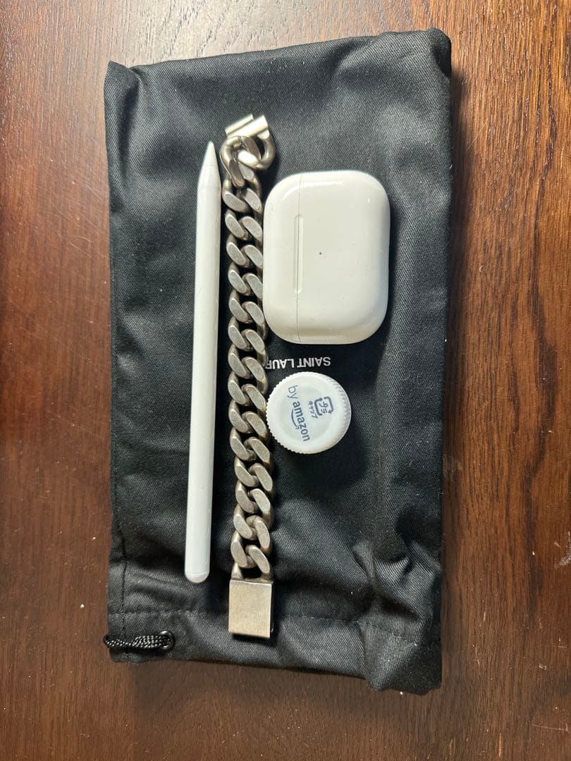 Yves Saint Laurent シルバー チェーンブレスレット