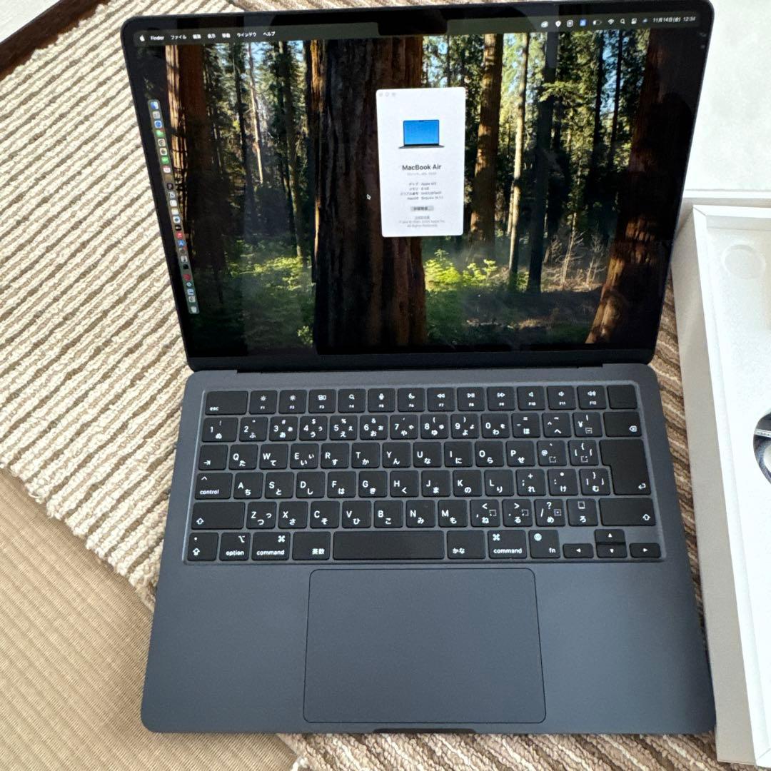 Apple MacBook Air スペースグレー 本体（16g 256）