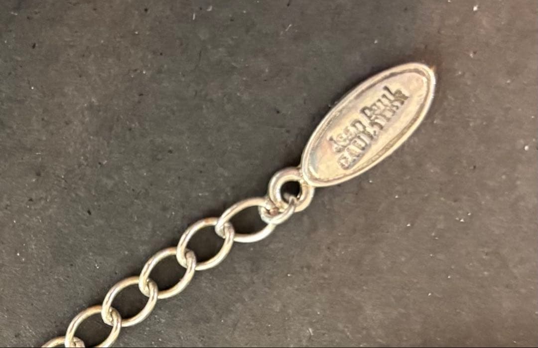 希少！！Jean Paul Gaultier☆クロス ネックレス☆silver