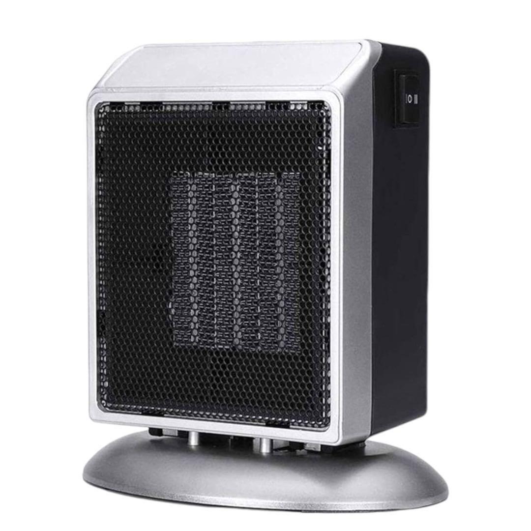 ＊ヒーター 電気 900W 調節可能な ポータブル電気ヒーター 床置き シルバー