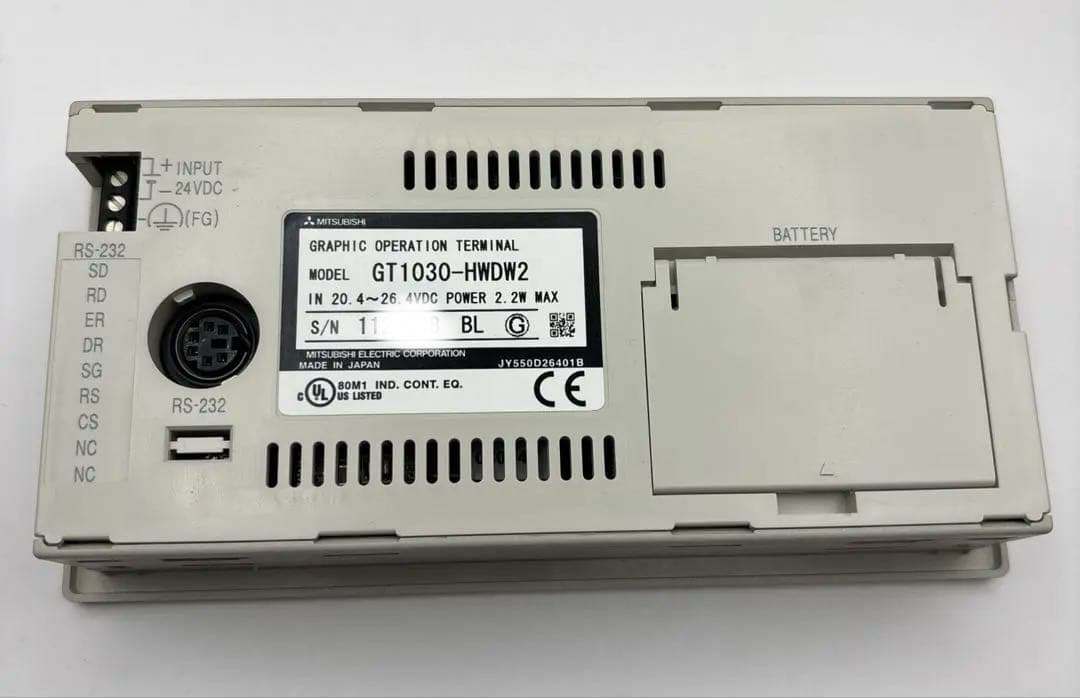 【未使用品】三菱電機 タッチパネル液晶 GT1030-HWDW2