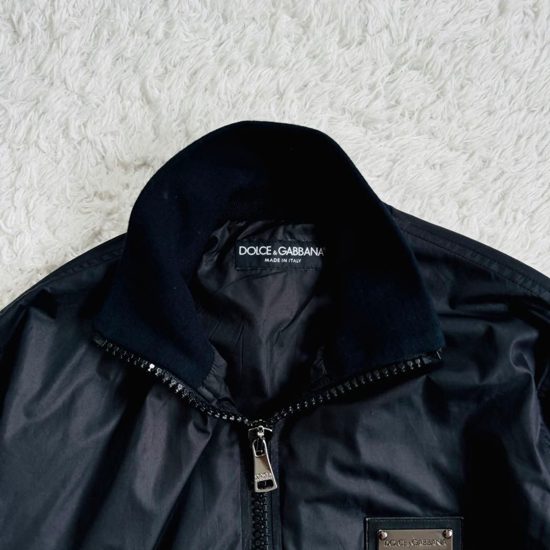 美品　ドルチェ&ガッパダーナ　メタルプレートロゴ　ナイロンジャケット　46