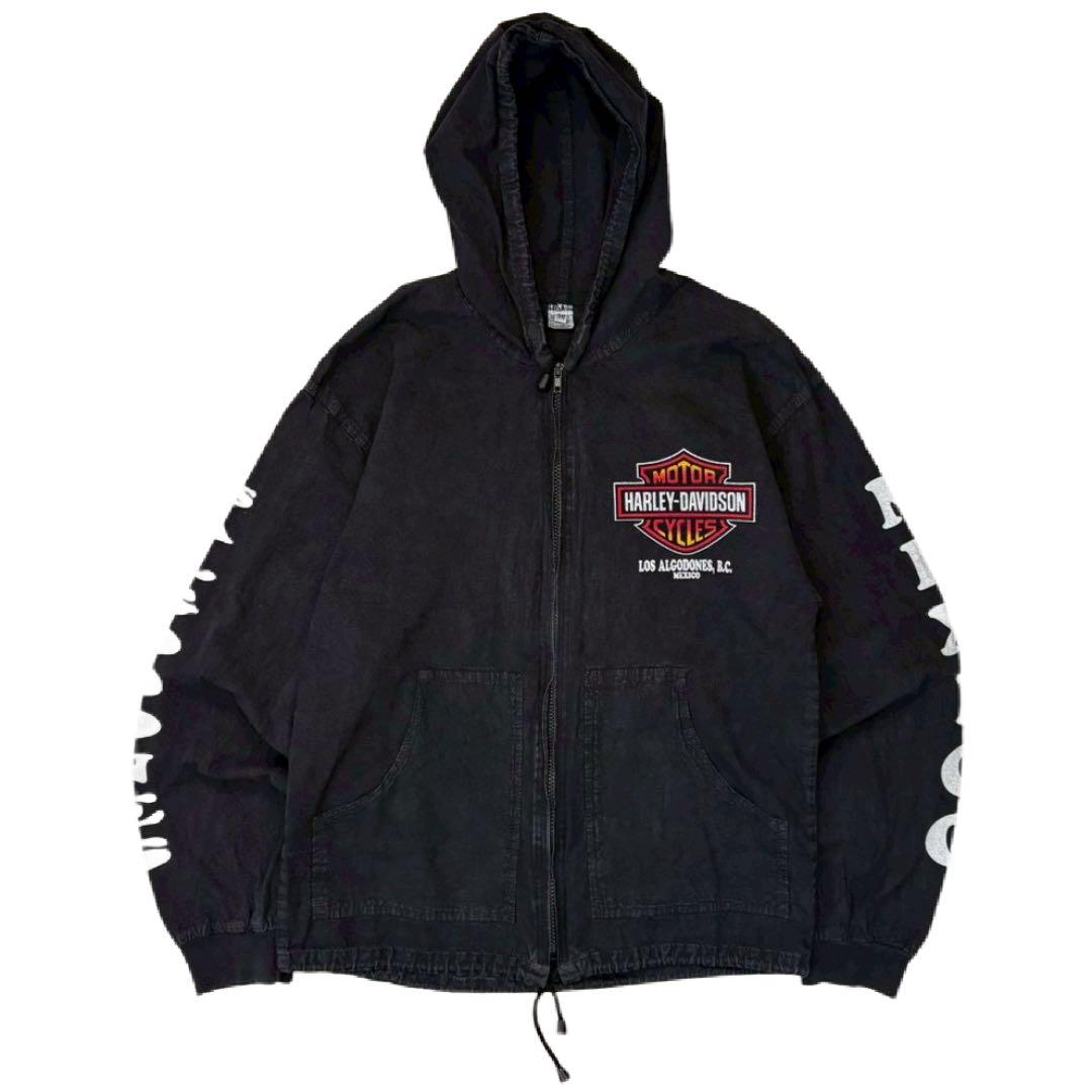 90’s USA Harley Davidson コットンジャケット