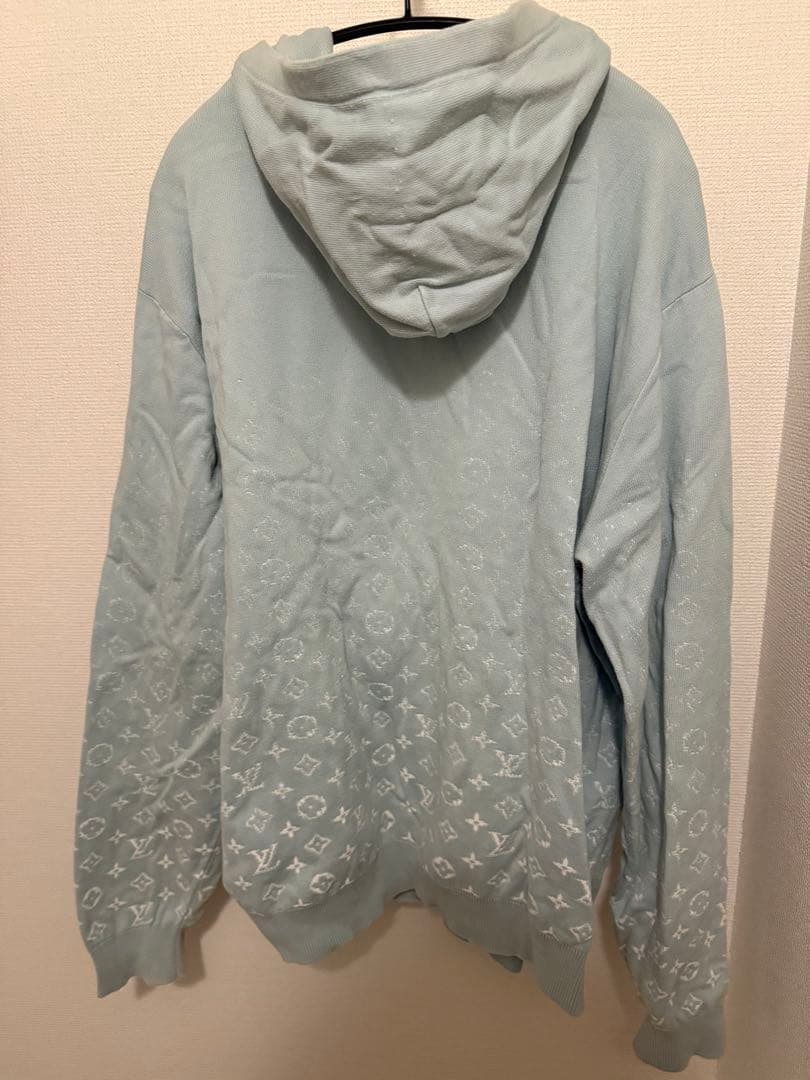 ルイヴィトン　ニットフーディ　パーカー　モノグラム