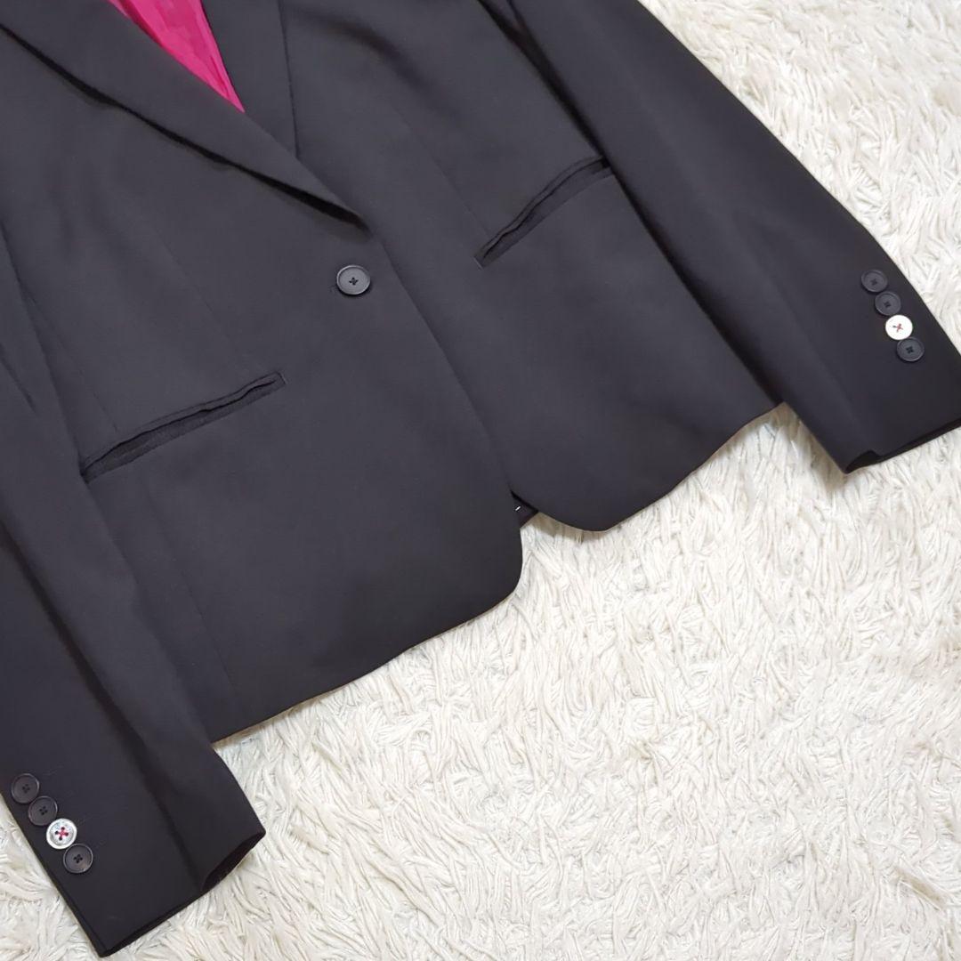 極美品 40 ポールスミス パンツスーツ セットアップ 1B ブラック