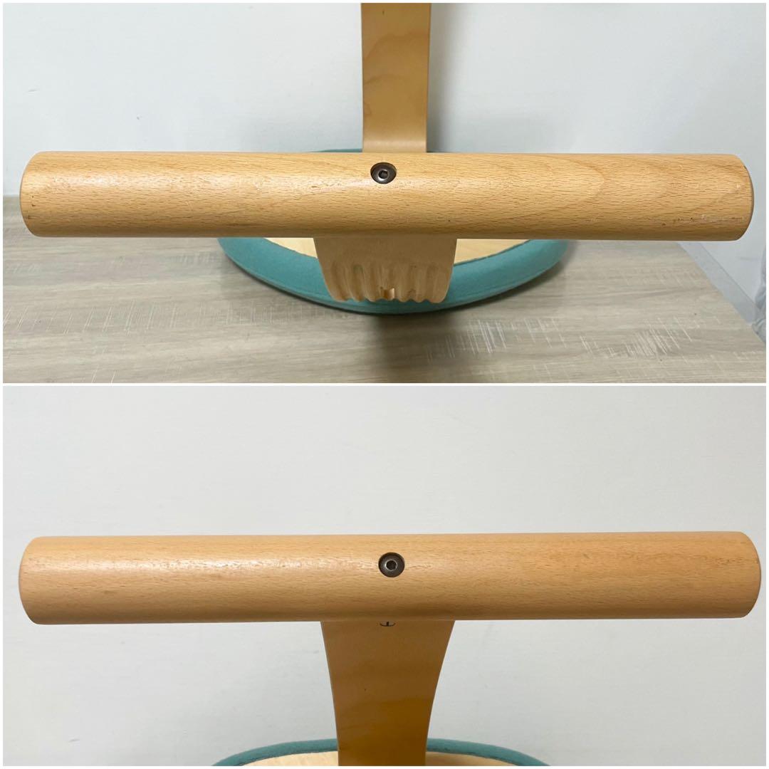 ★美品★ バランスイージー　姿勢矯正バランスチェア　ライトグリーン　リボ社