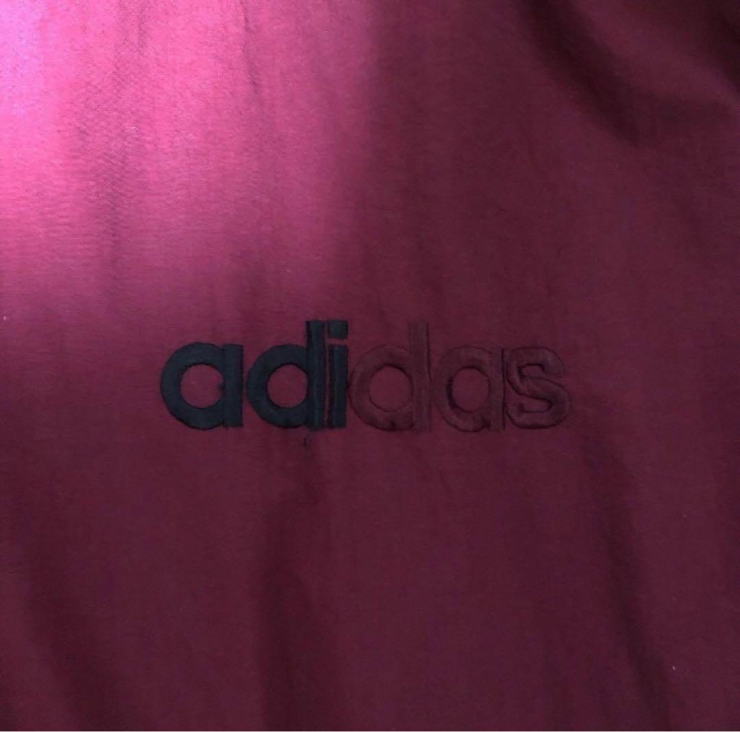 80s adidas スイッチング バイカラー ナイロンジャケット サイズL