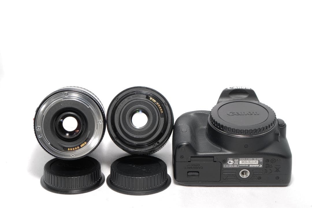 ✨Canon kiss X7✨Wレンズ✨初心者向け✨軽量モデル✨一眼レフカメラ