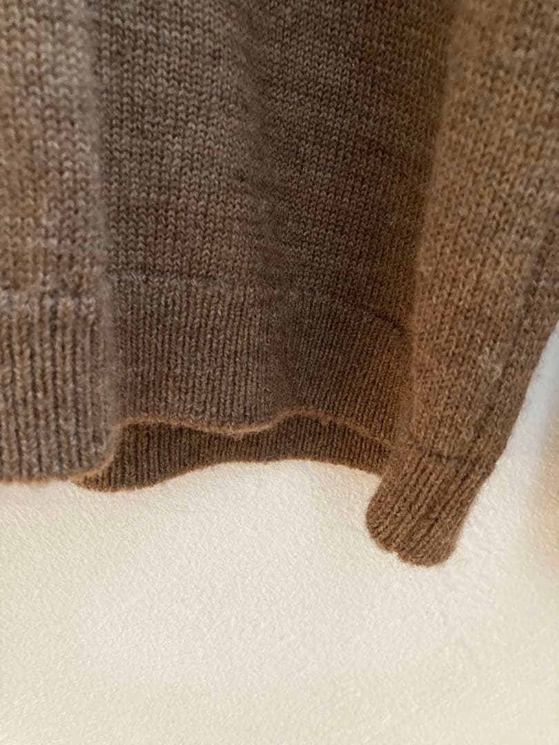 Blanc YM Wool Knit skipper Shirt サイズM