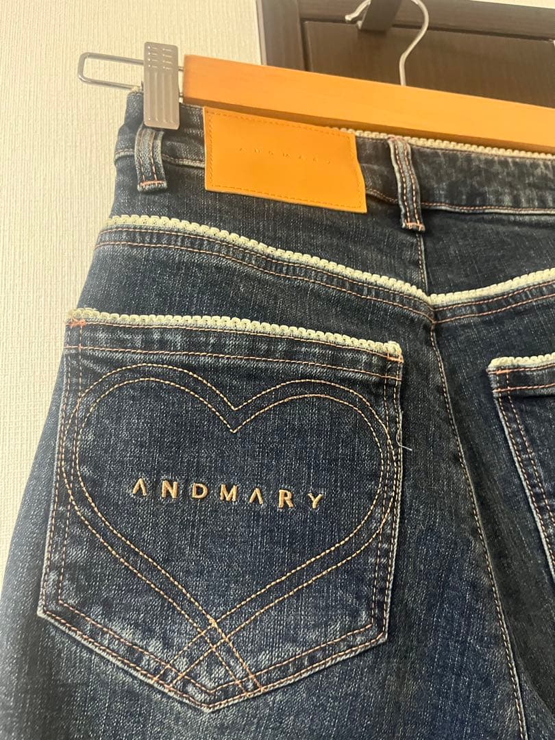 ANDMARY Heart stitch denim※注意事項あり