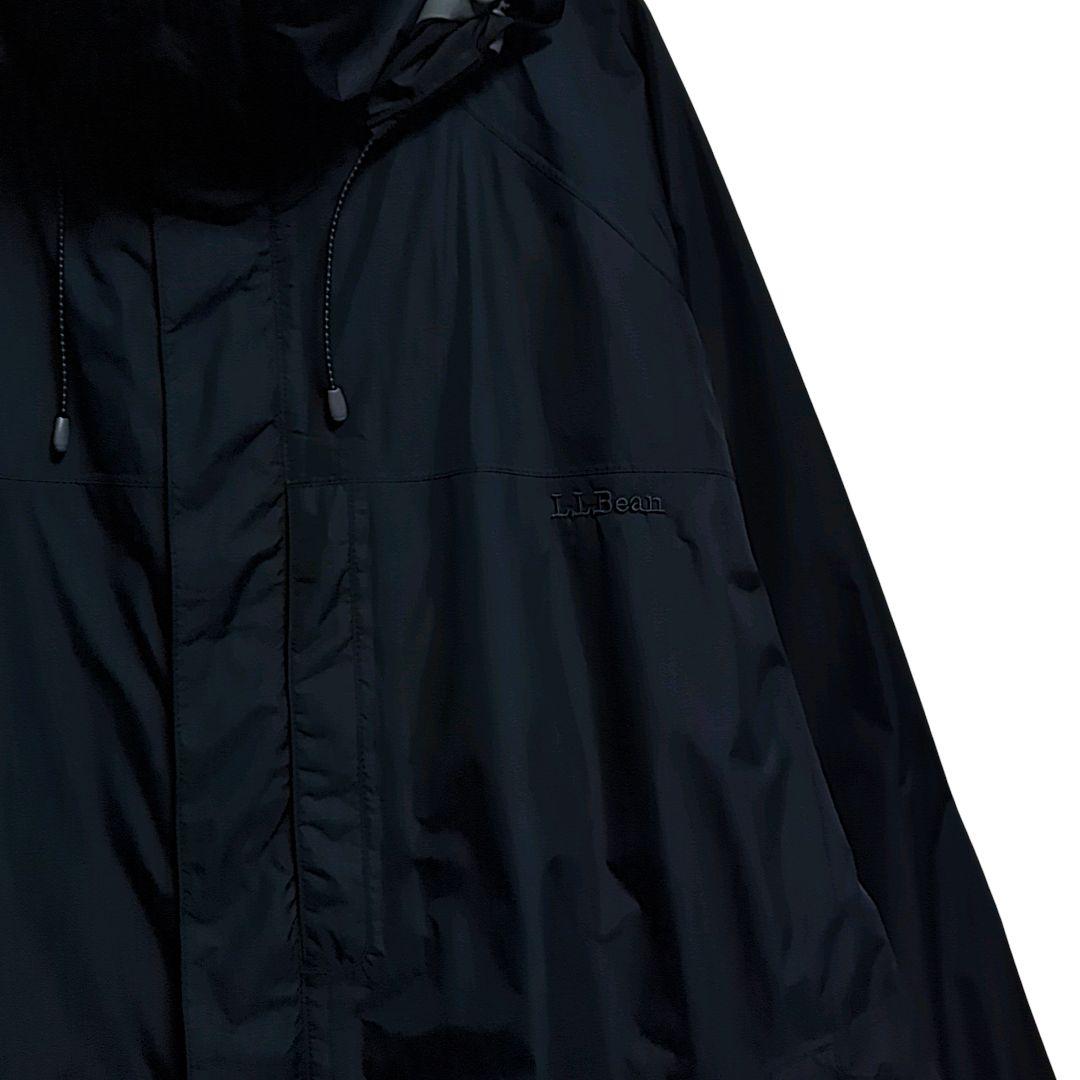 L.L.Beanゴアテックスマウンテンパーカー ブラック　刺繍ロゴ　メンズXXL
