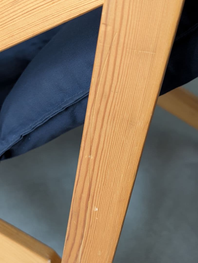 USED/北欧 木製 リクライニングチェア パーソナルチェア 折りたたみ式