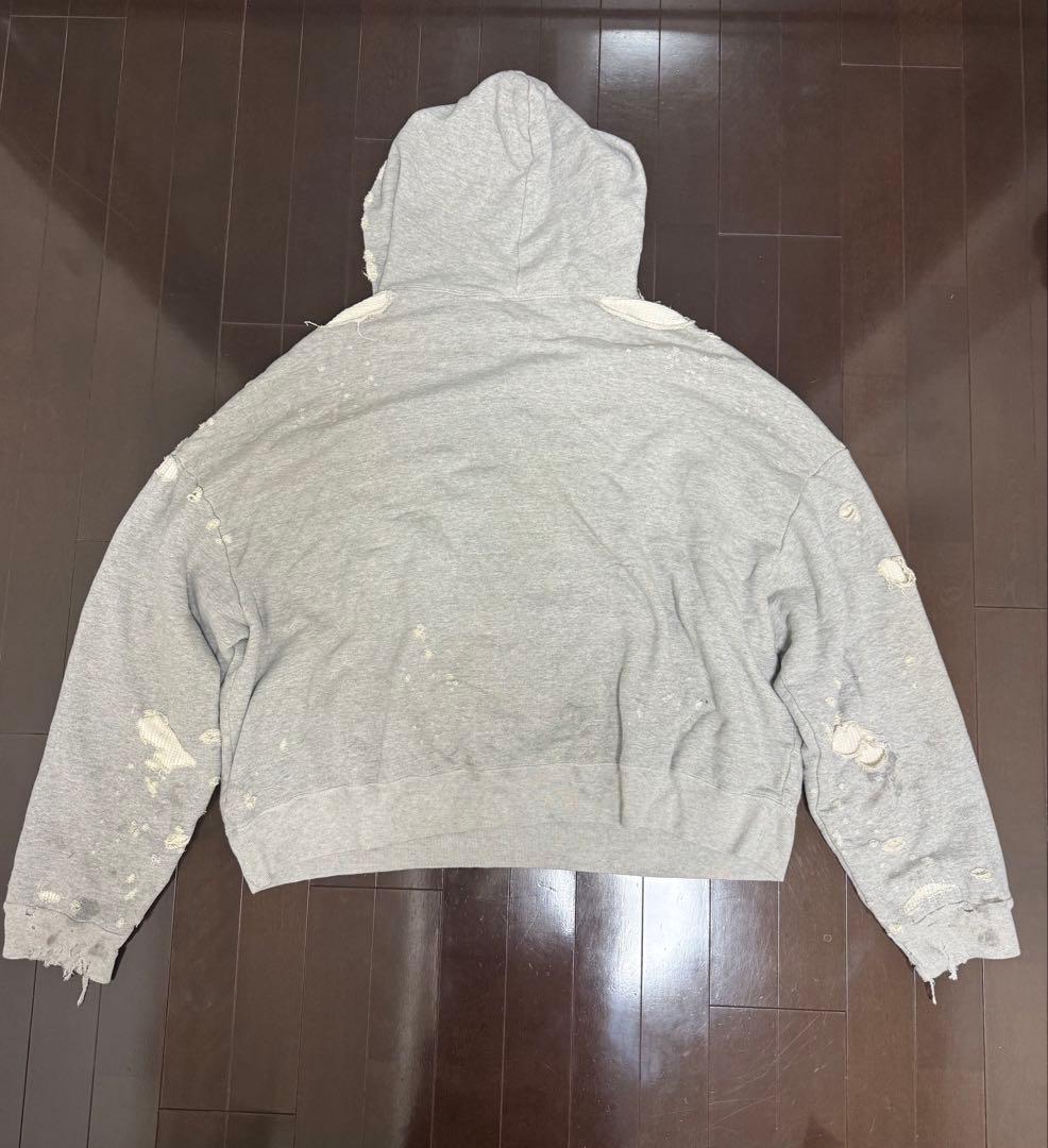 トップス READYMADE DOUBLE FACE HOODIE /GRAY M