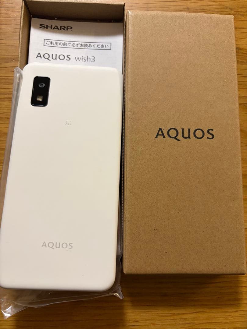 ✴︎新品未使用✴︎AQUOS wish3 SH-M25 ホワイト 本体 SHARP