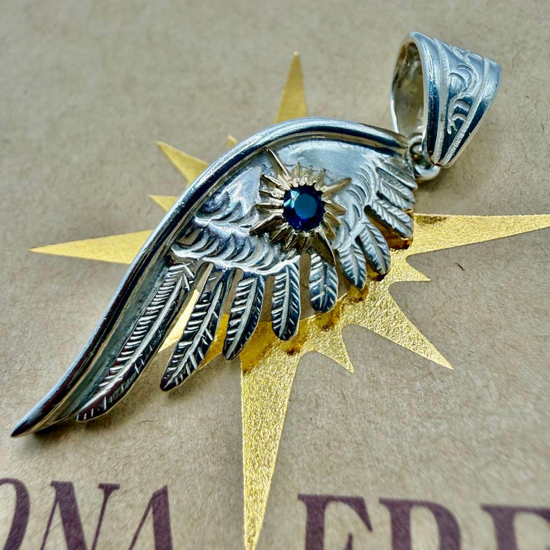 美品　アリゾナフリーダム　T-94a k18太陽神サファイア付き 定価約7.5万