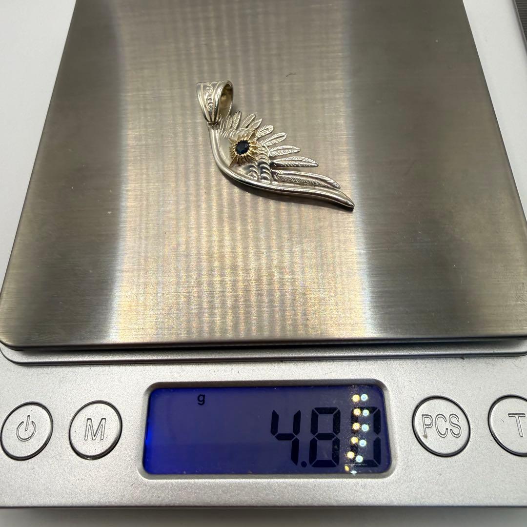 美品　アリゾナフリーダム　T-94a k18太陽神サファイア付き 定価約7.5万