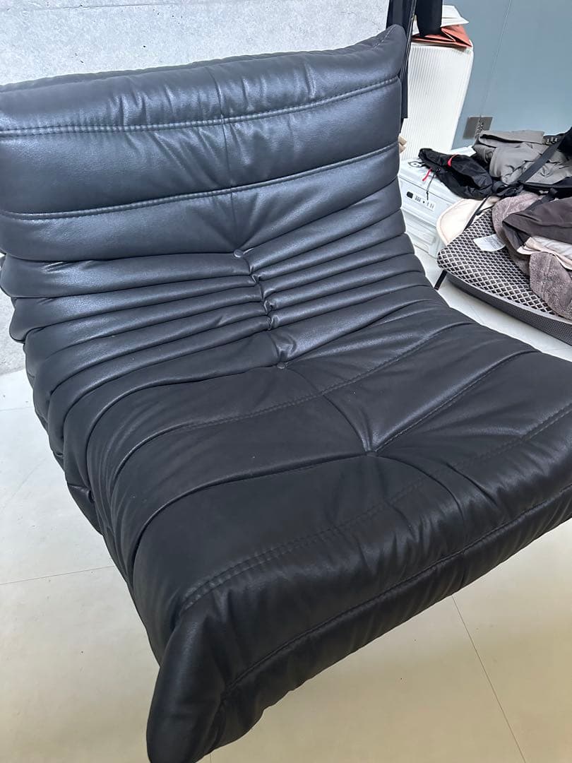 美品　 リーンロゼ　トーゴ1Pウルトラスエードブラック