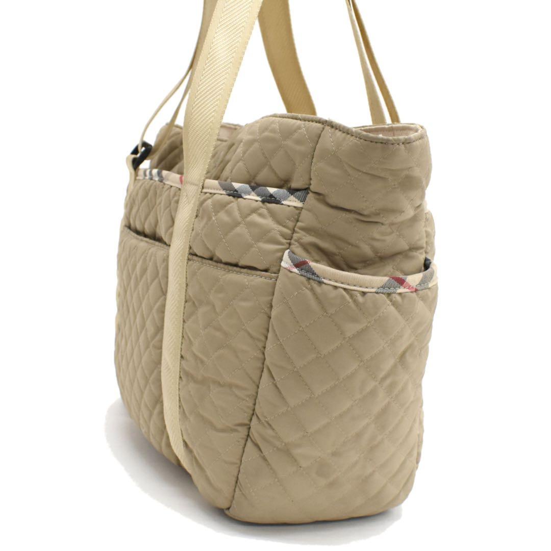 美品‼️Burberry バーバリー❤️ベージュ❤️キルティング❤️マザーズバッグ❤️希少
