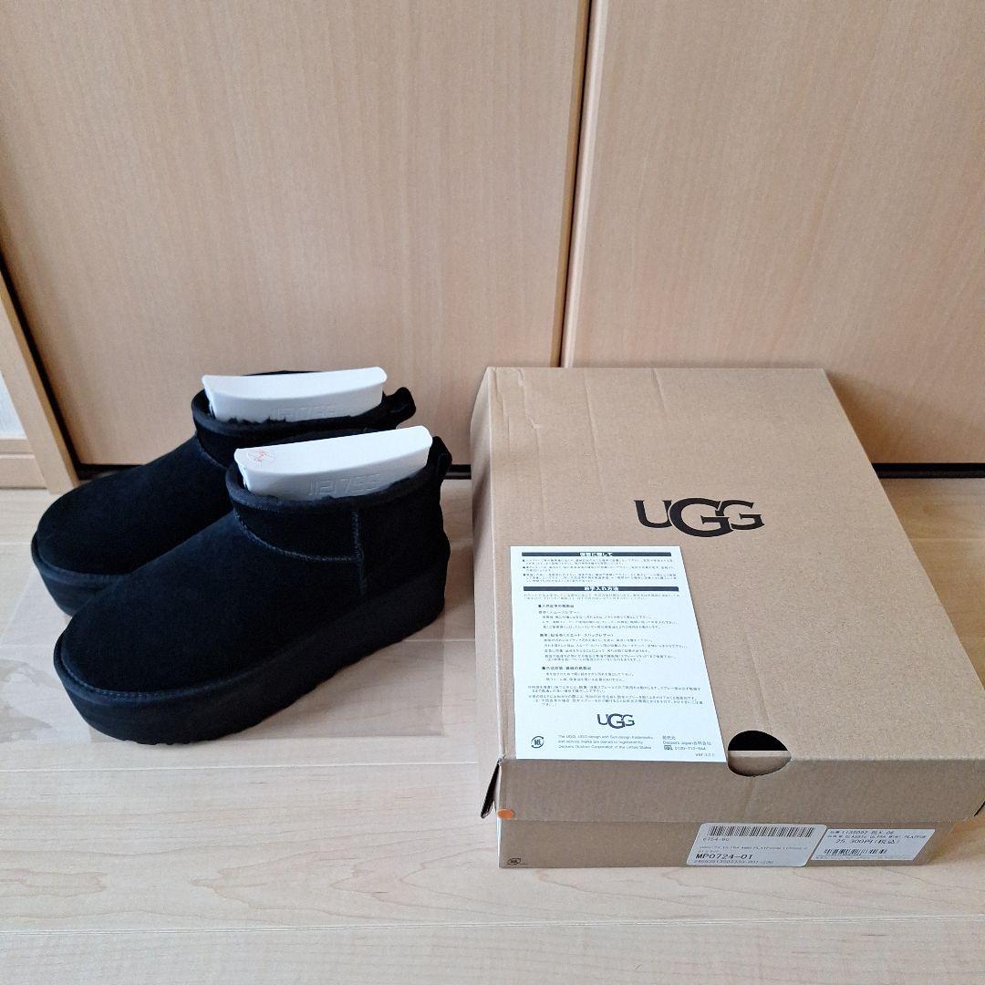 UGG プラットフォーム　厚底　ウルトラミニ　23