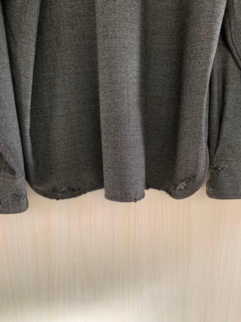 MARNI ダメージ加工シャツ グレー