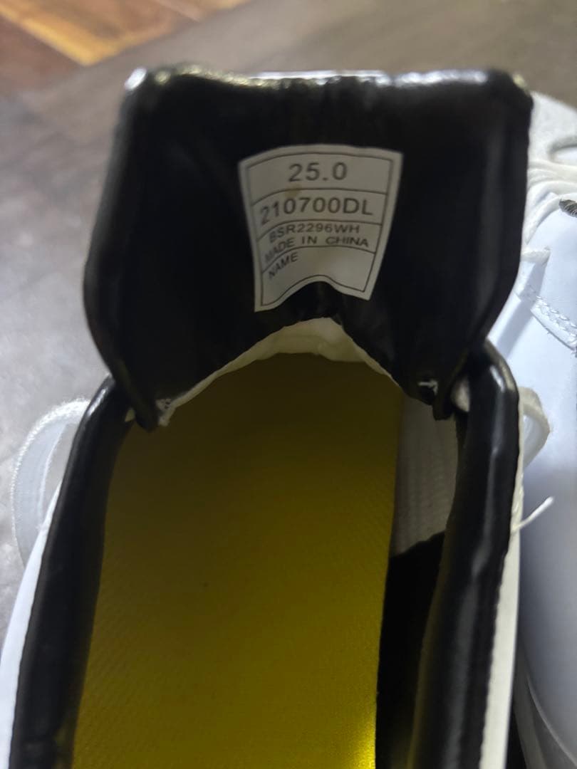 ZETT BSR 2296WH ホワイト 25.0