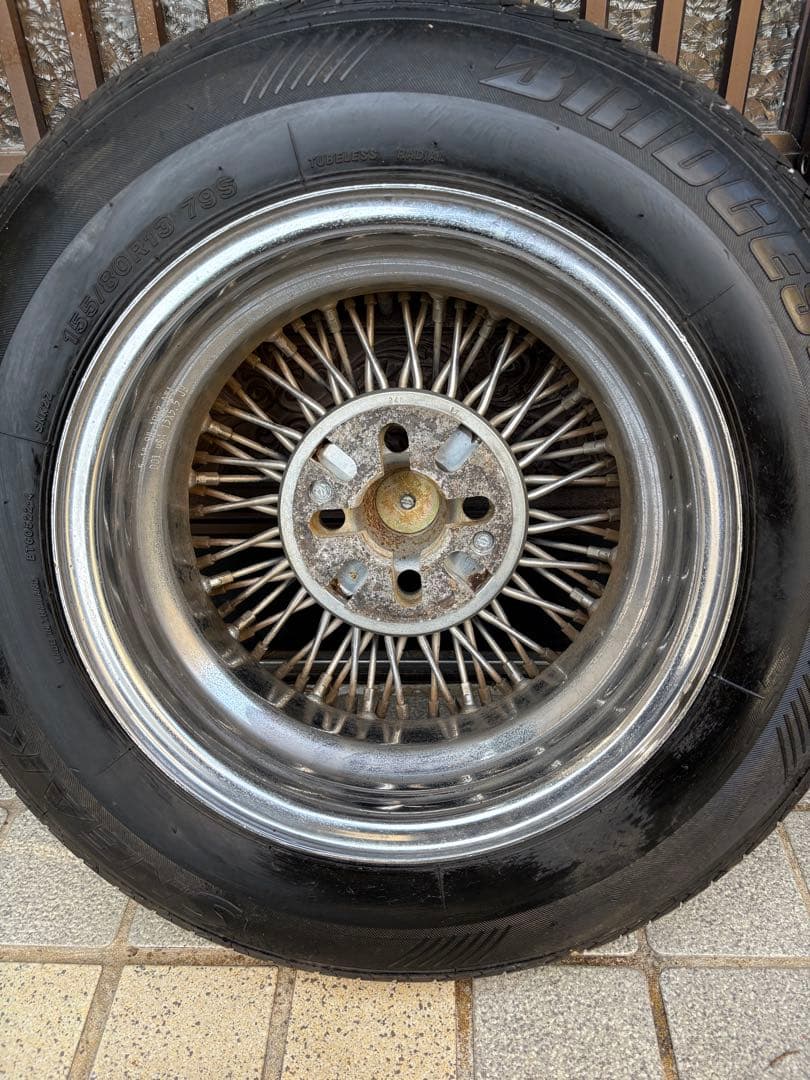 希少13インチ PCD100 4Hワイヤーホイールセット　ビュートマーチ他