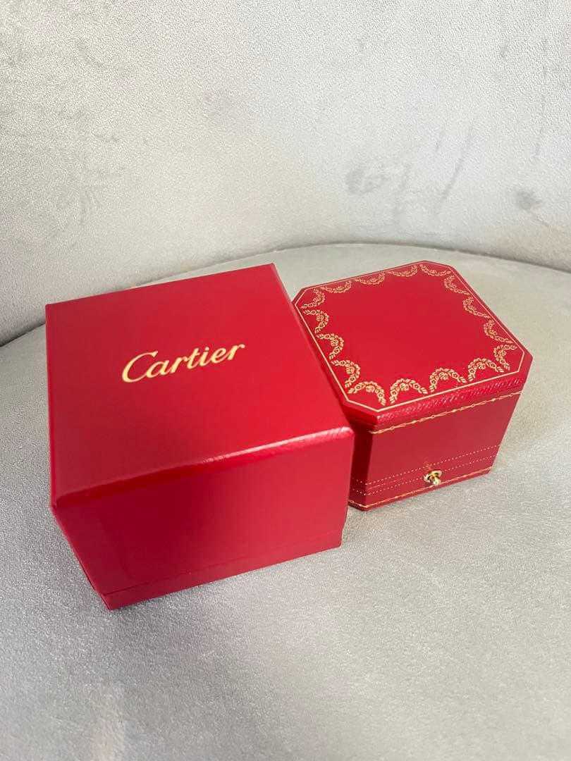 カルティエ ラブリング K18WG ダイヤモンド 1P リングサイズ50