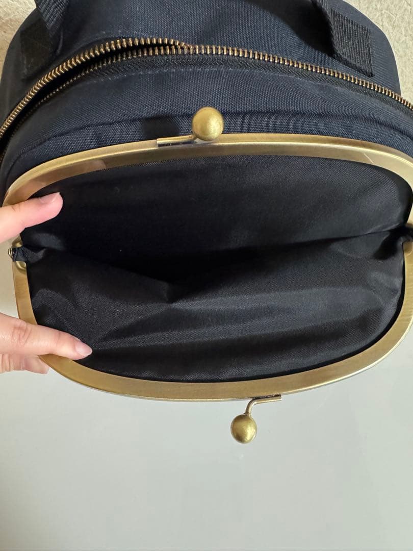 あやのこうじ ボディバッグ ダークネイビー