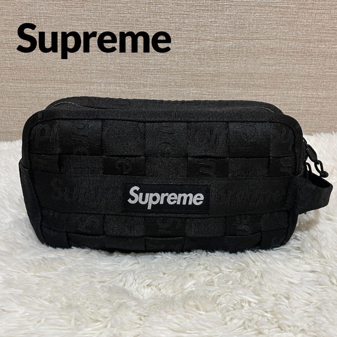 美品 Supreme Woven Utility Bag SS24 黒 ブラック