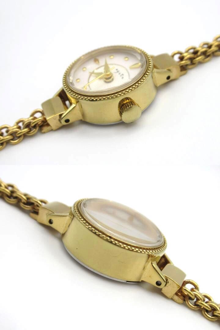 agete アガット ファースト ラウンドフェイス ジュエリーウォッチ 時計