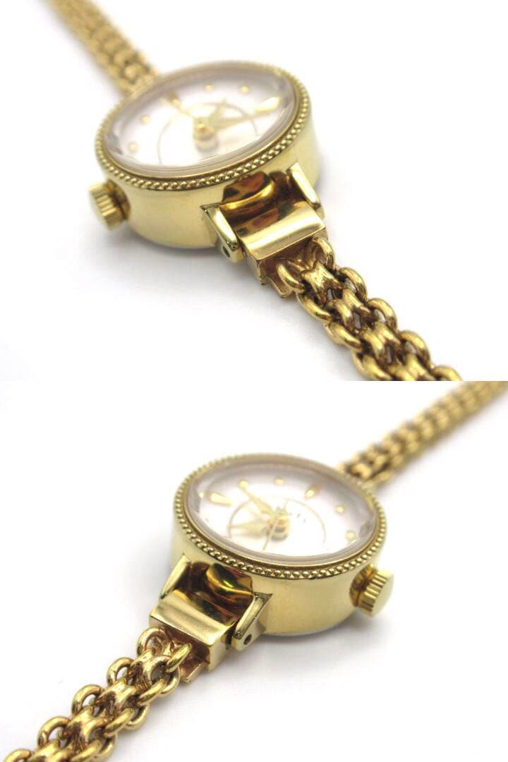 agete アガット ファースト ラウンドフェイス ジュエリーウォッチ 時計