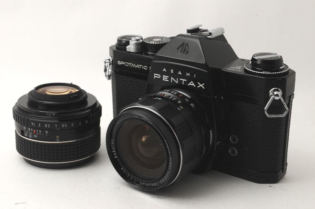 フィルムカメラ PENTAX SPF TAKUMAR 28mm F/3.5 50mm F/1.4