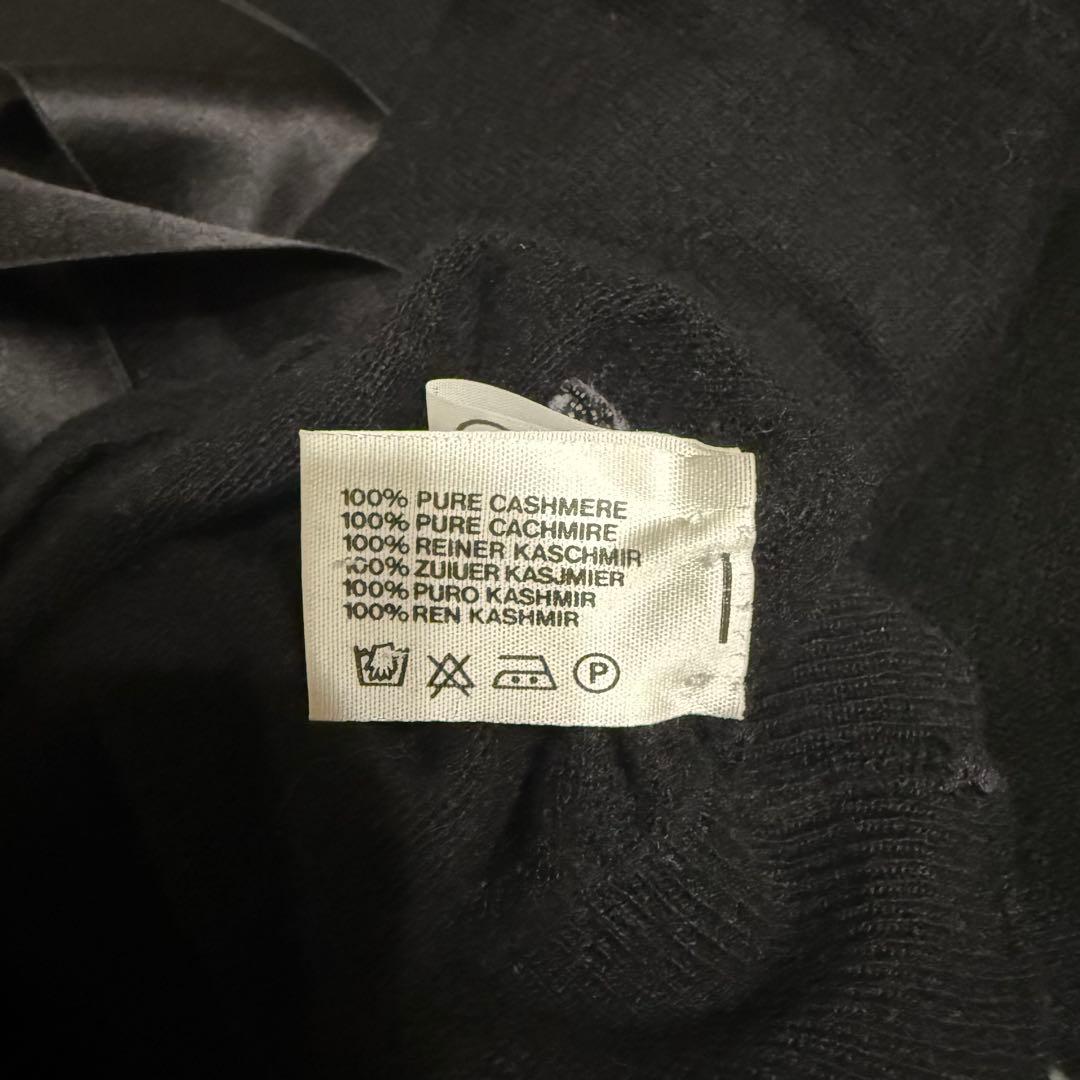 CHANEL ヴィンテージ リボン付き カシミヤニット 長袖 カットソー