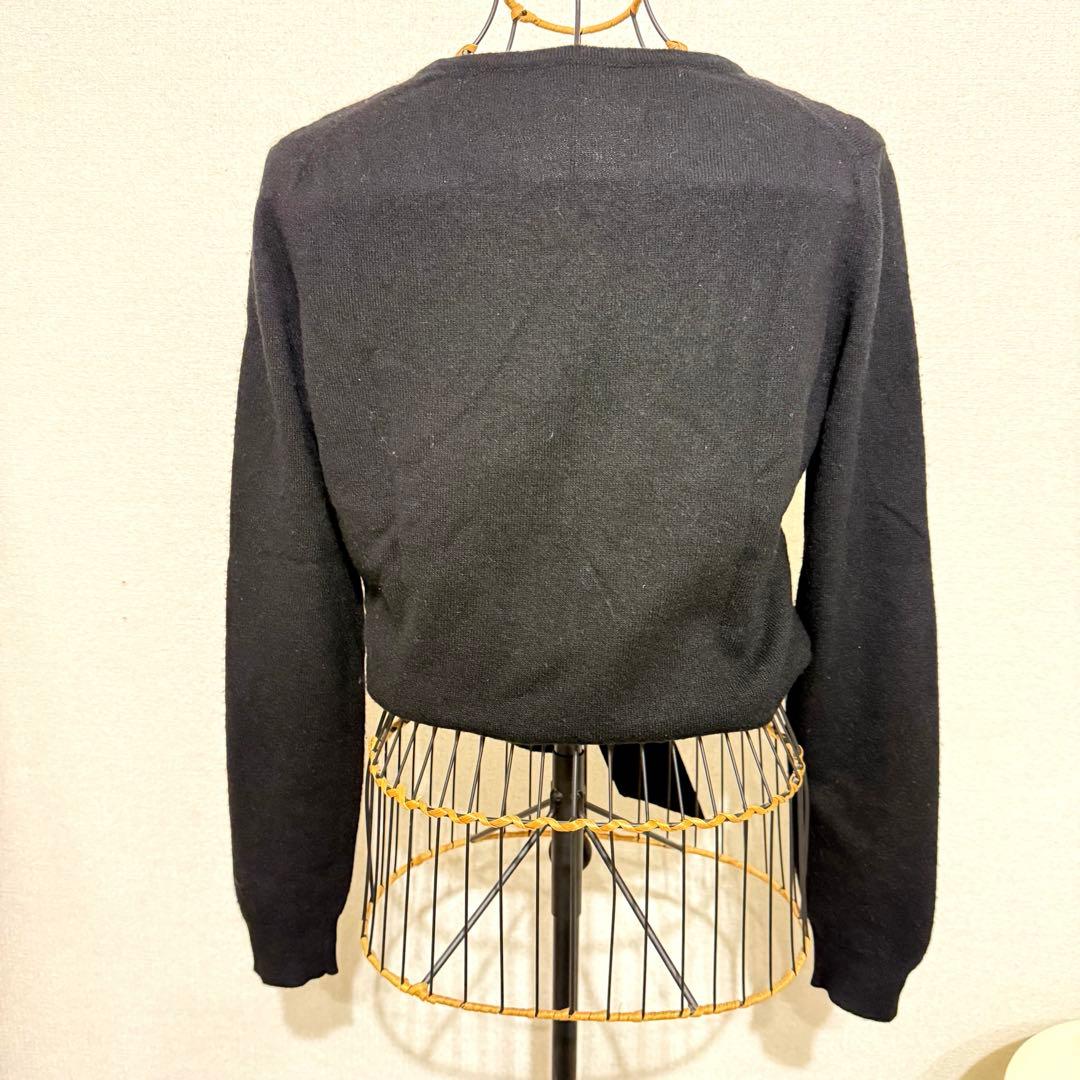 CHANEL ヴィンテージ リボン付き カシミヤニット 長袖 カットソー