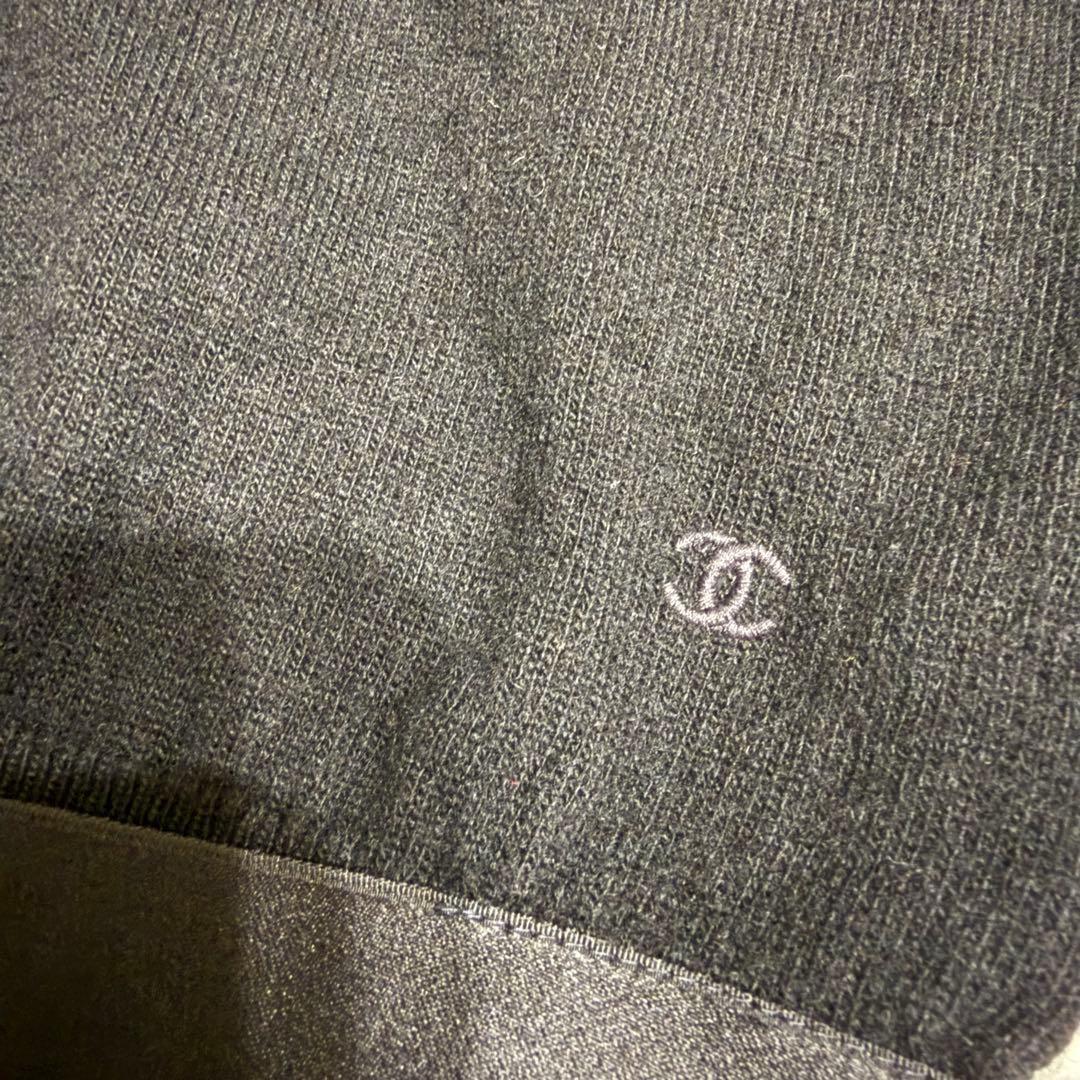 CHANEL ヴィンテージ リボン付き カシミヤニット 長袖 カットソー