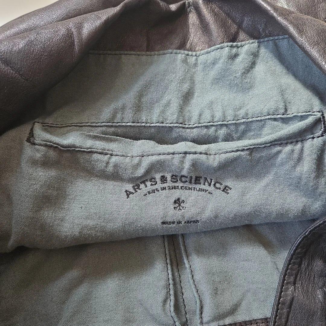 ARTS&SCIENCE オリジナルトート レザー 肩がけ可 黒