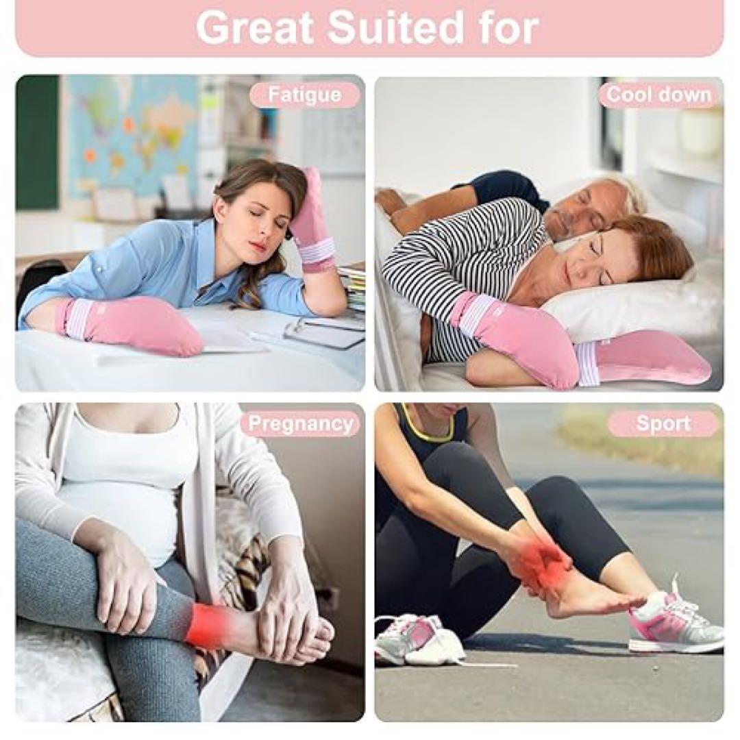 新品未使用　抗がん剤　フローズングローブ　フローズンソックス　セット　ピンク