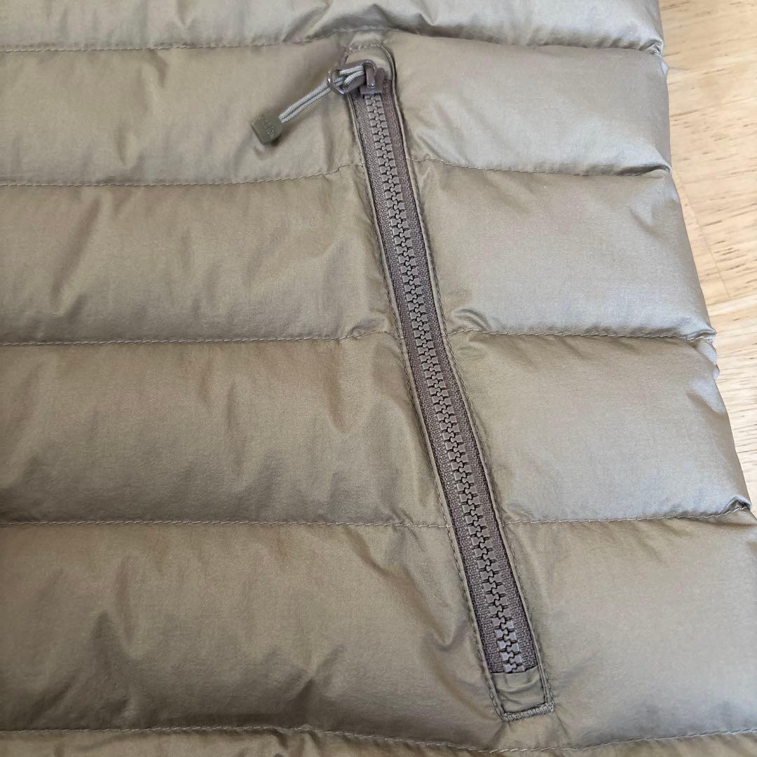 美品 DANTON フード付き ベージュ ダウンジャケット 38 ダントン
