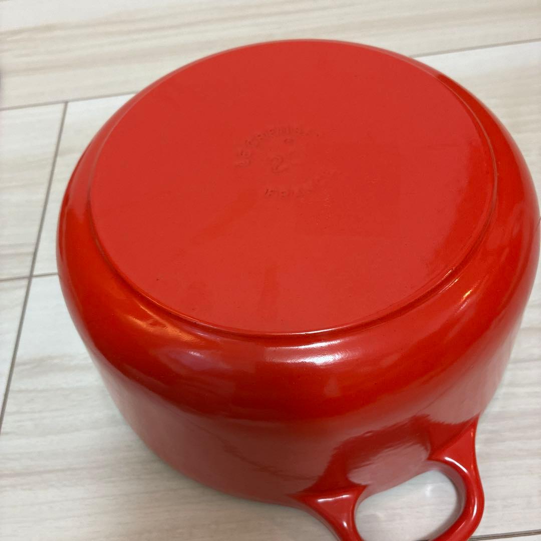 ル・クルーゼ 両手鍋 20cm 赤