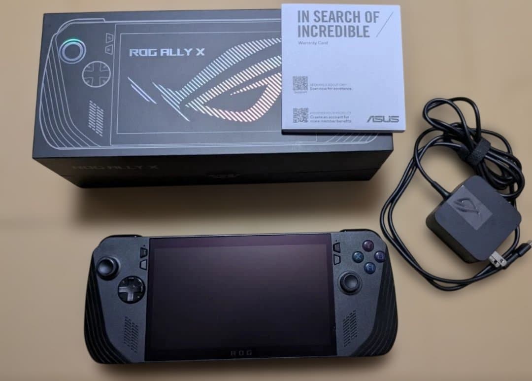 ROG Ally X ブラック ［RC72LA-Z1E24G1T］ 4tb換装