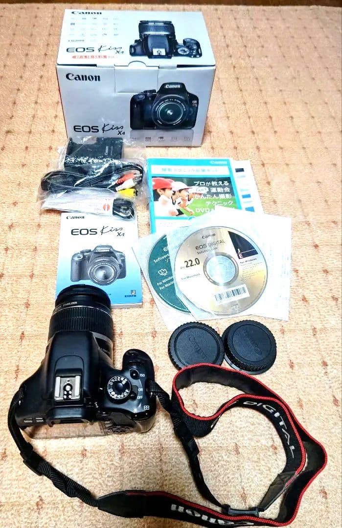 Canon EOS Kiss X4 デジタル一眼レフカメラレンズキット 中古美品