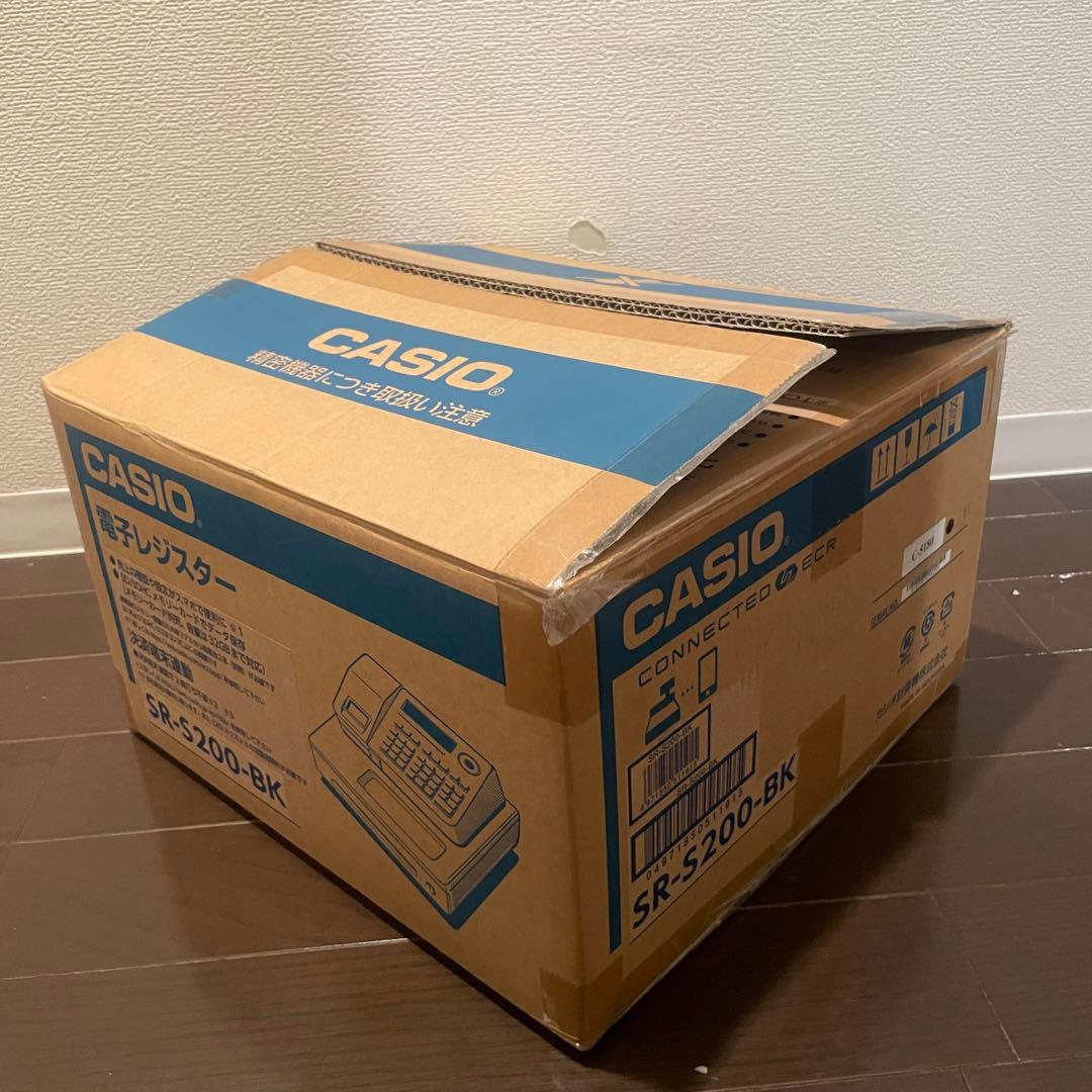【日曜日まで5,000円引き】CASIO 電子レジスターSR-S200-BK