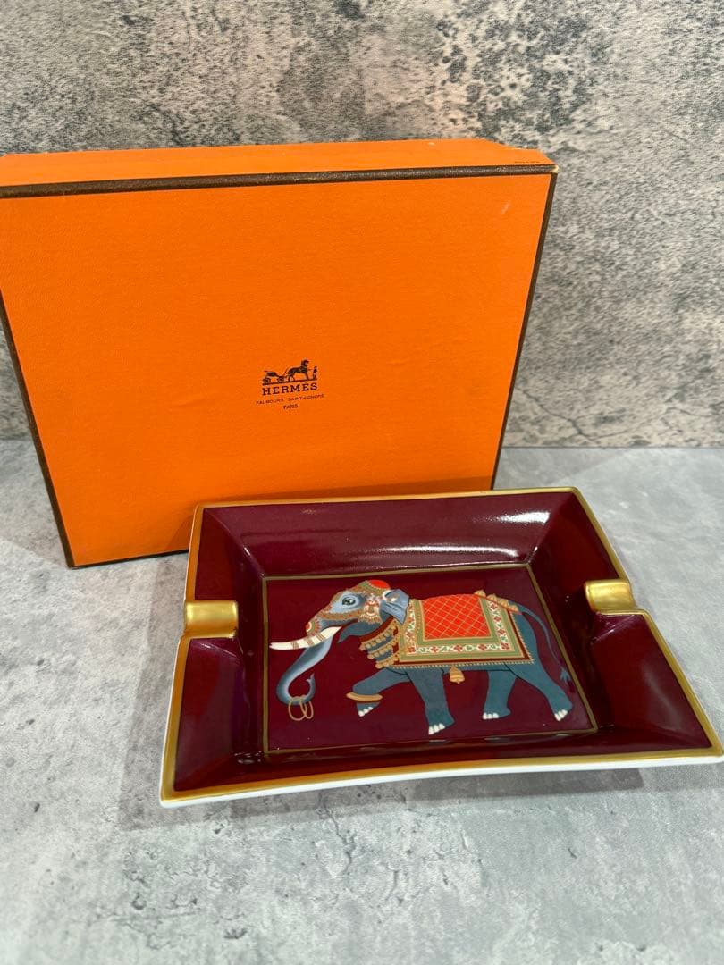 【美品】HERMES エルメス　灰皿　アッシュトレイ